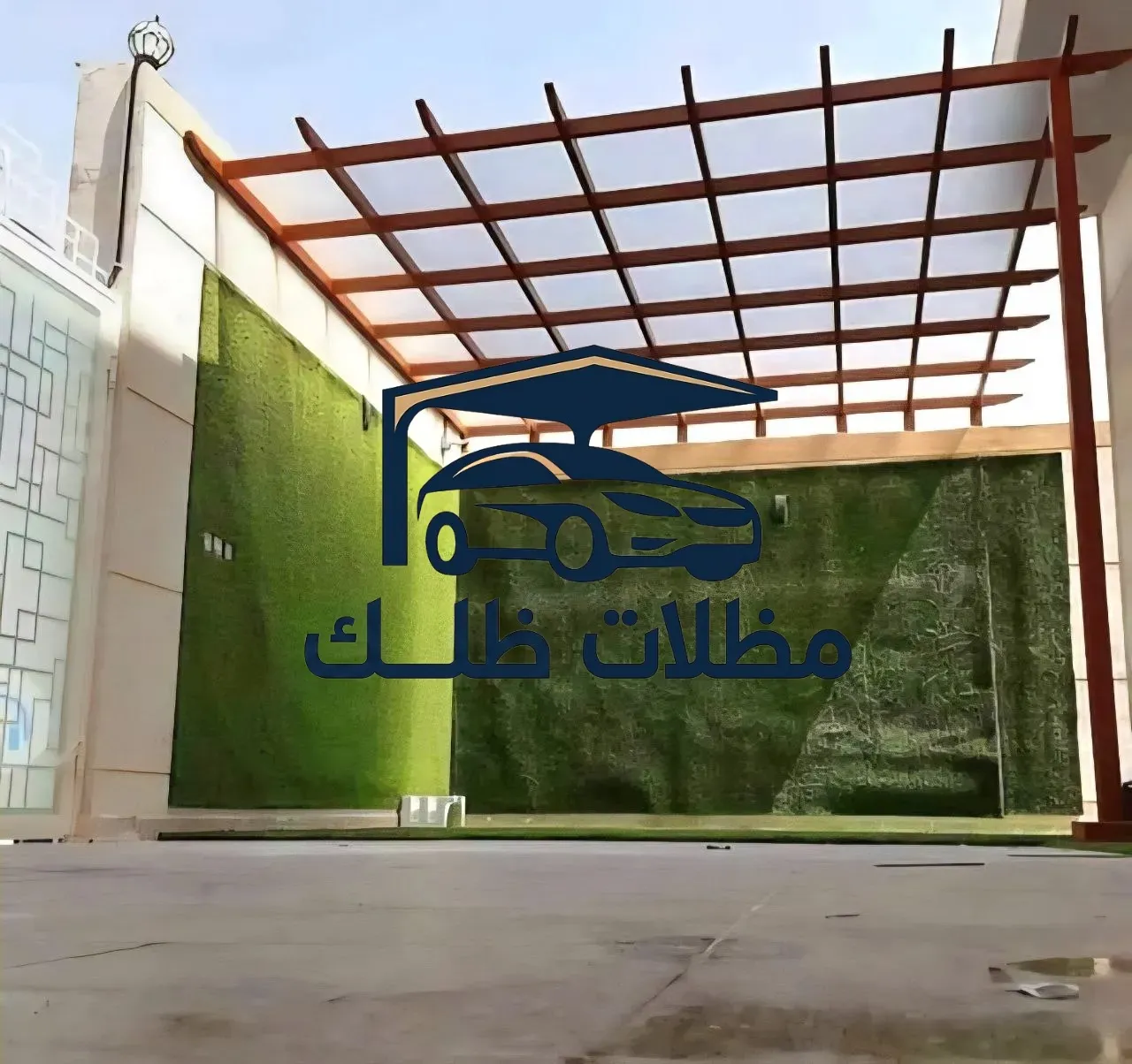 برجولة خشبية فاخرة